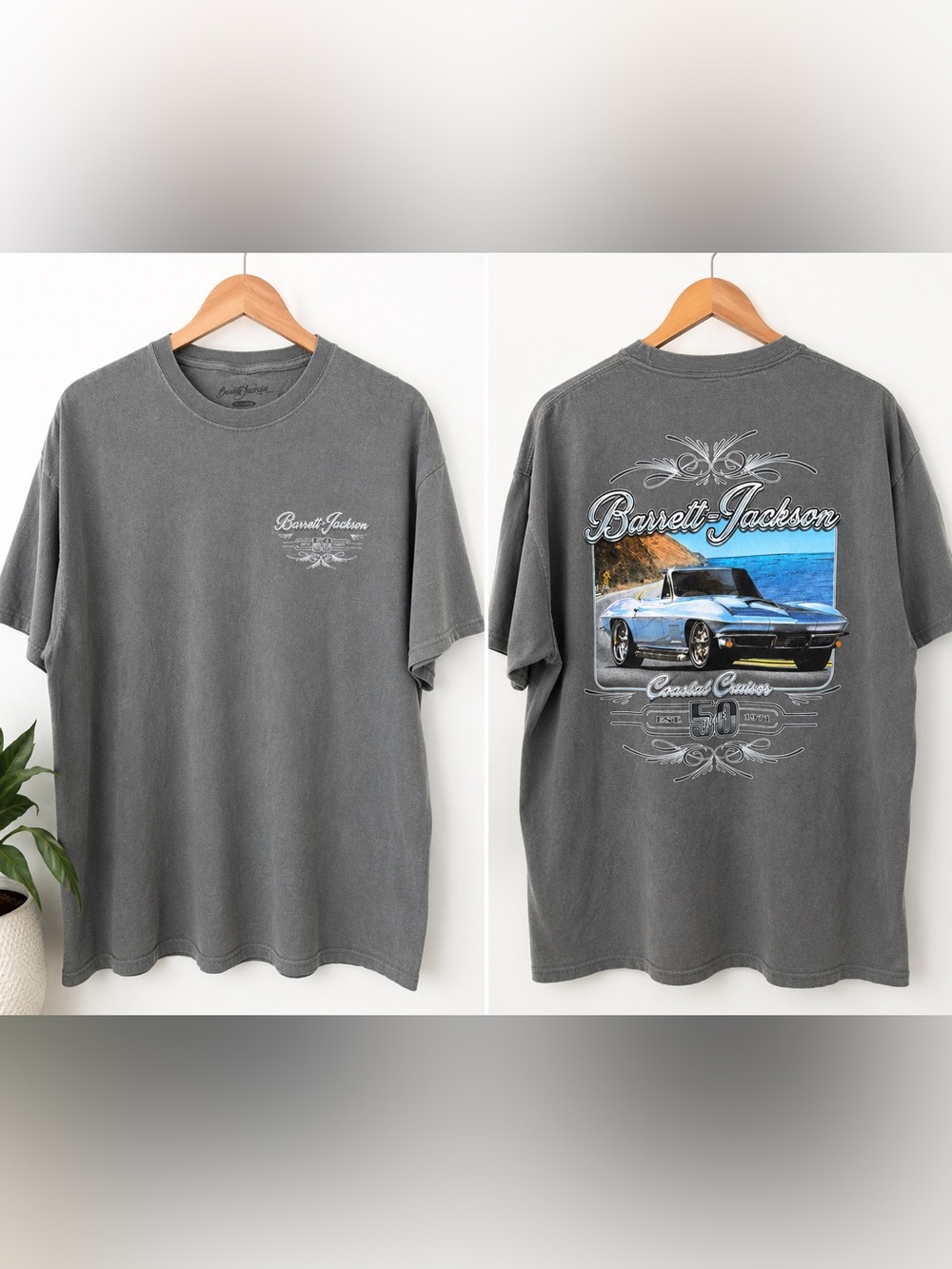 Men's Gray Graphic Short Sleeve Tee